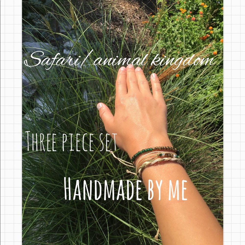 Homemade Safari/animal kingdom three-piece  set